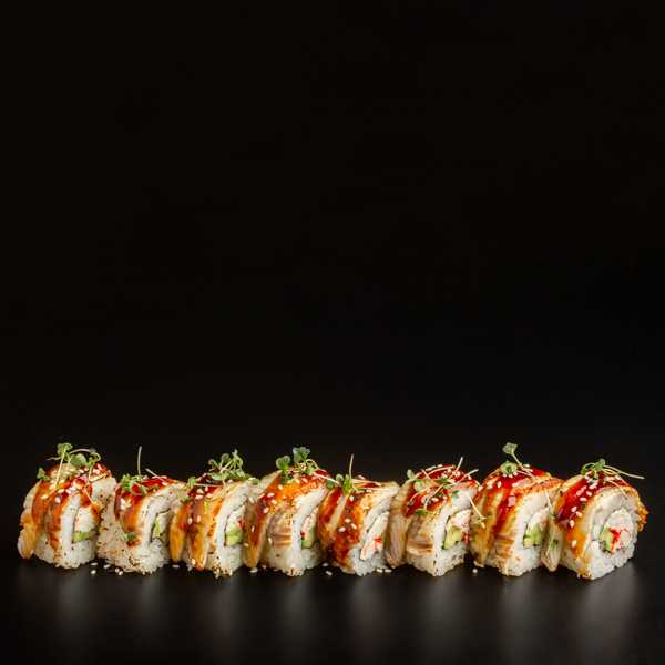 Унаги филадельфия опаленная